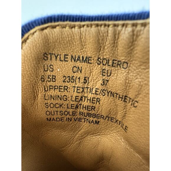 Kate Spade Solero Mule 6.5 Navy & White Stripe Espadrille Resort Vacation Daisy - Picture 7 of 13